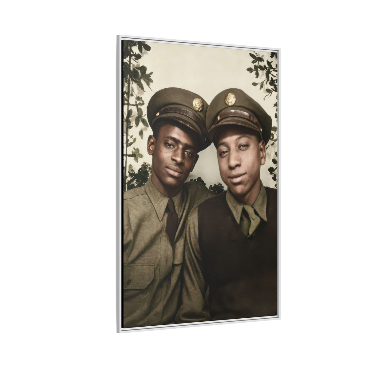 paire 152 | Framed Vintage Photo - Matte Canvas