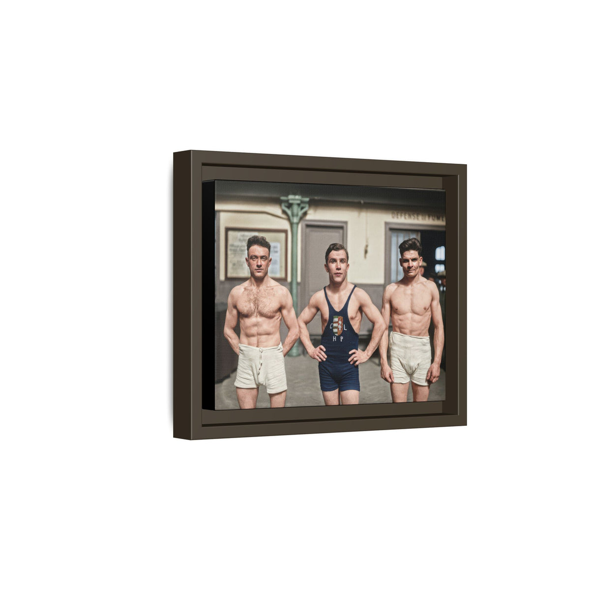 athlétisme 043 | Framed Vintage Photo - Matte Canvas