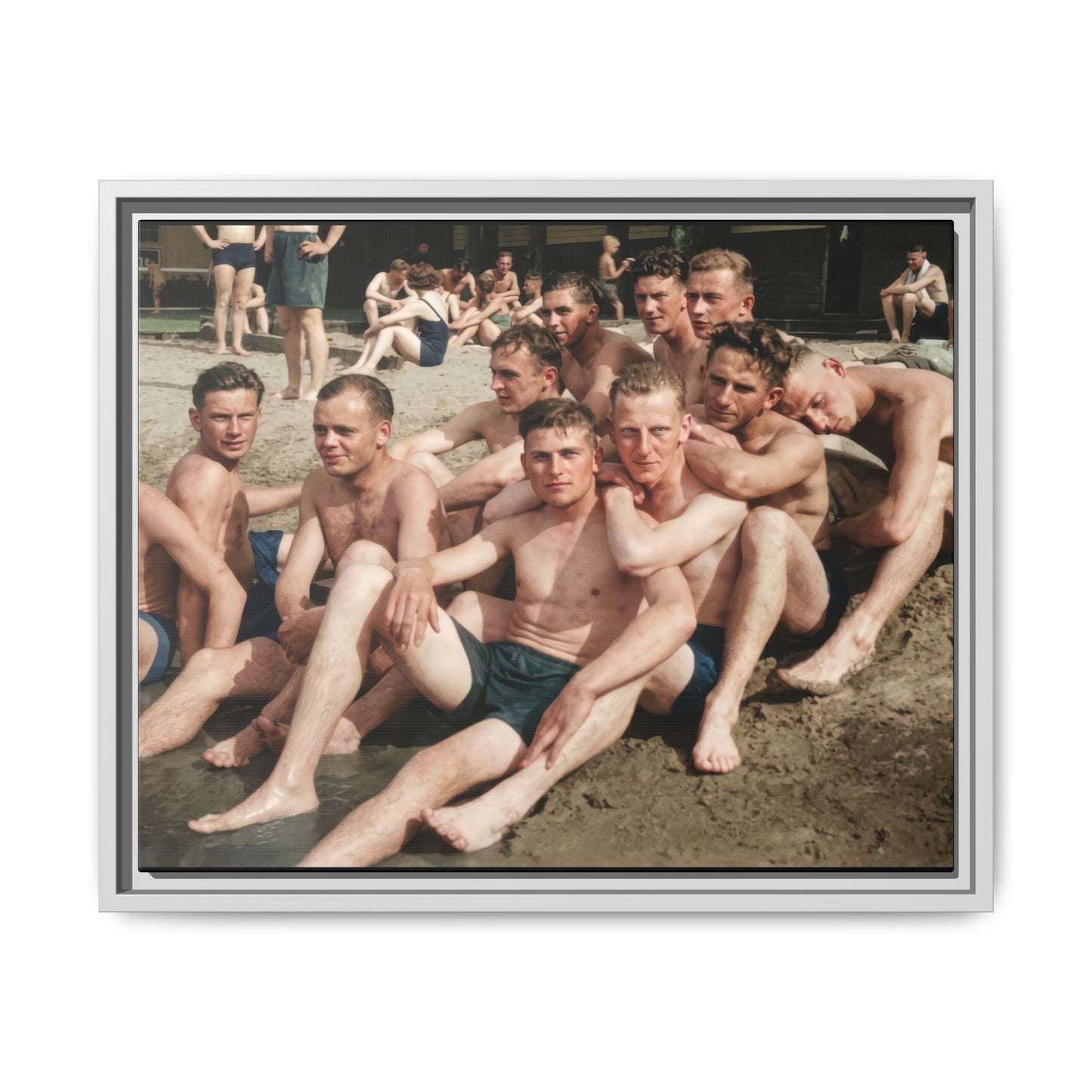 nager 012 | Framed Vintage Photo - Matte Canvas
