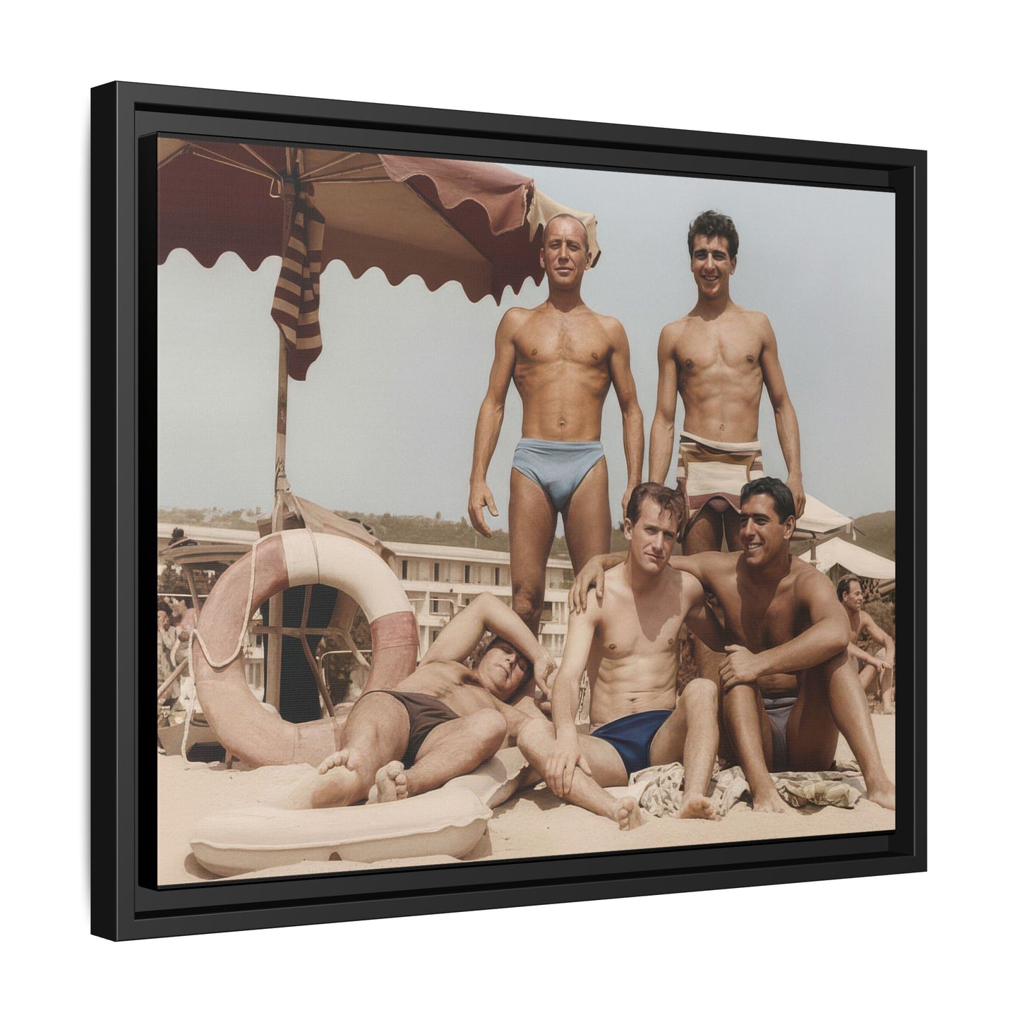 nager 033 | Framed Vintage Photo - Matte Canvas
