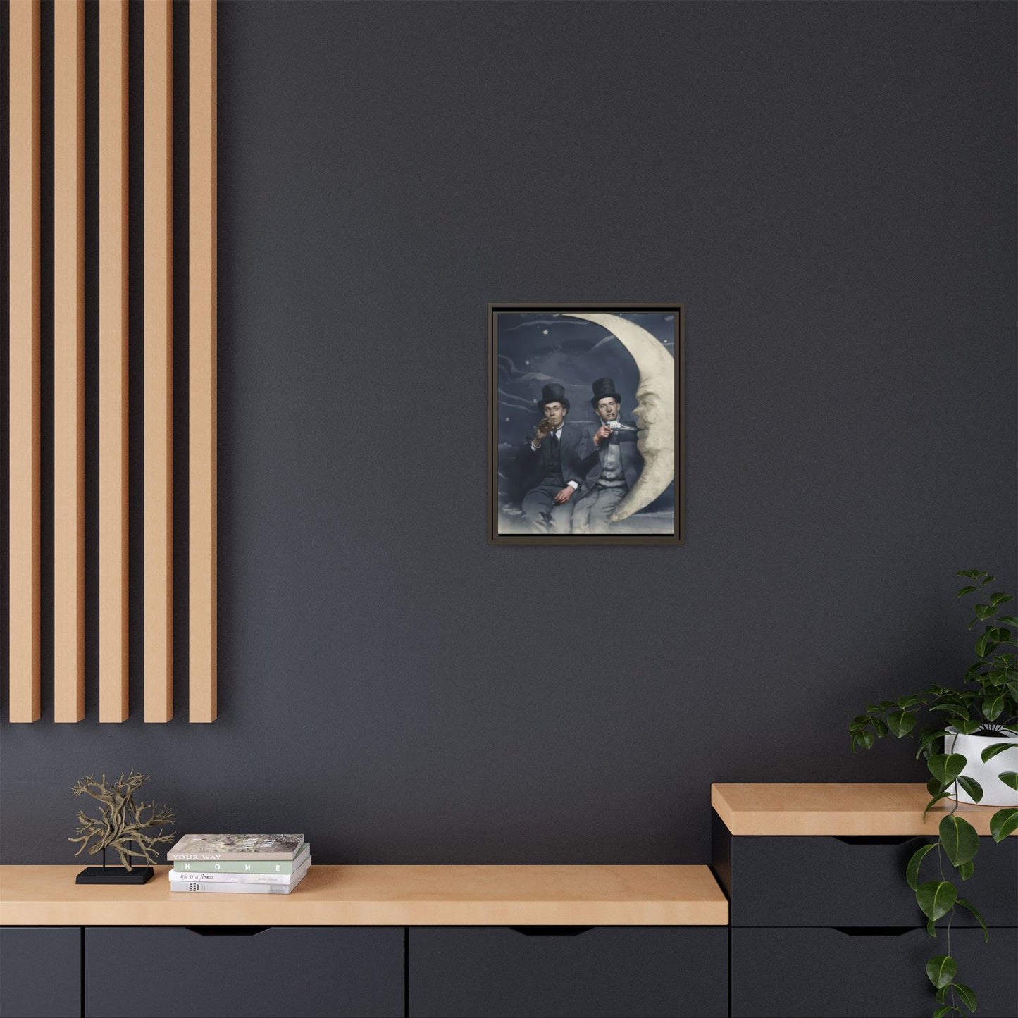 paire 043 | Framed Vintage Photo - Matte Canvas