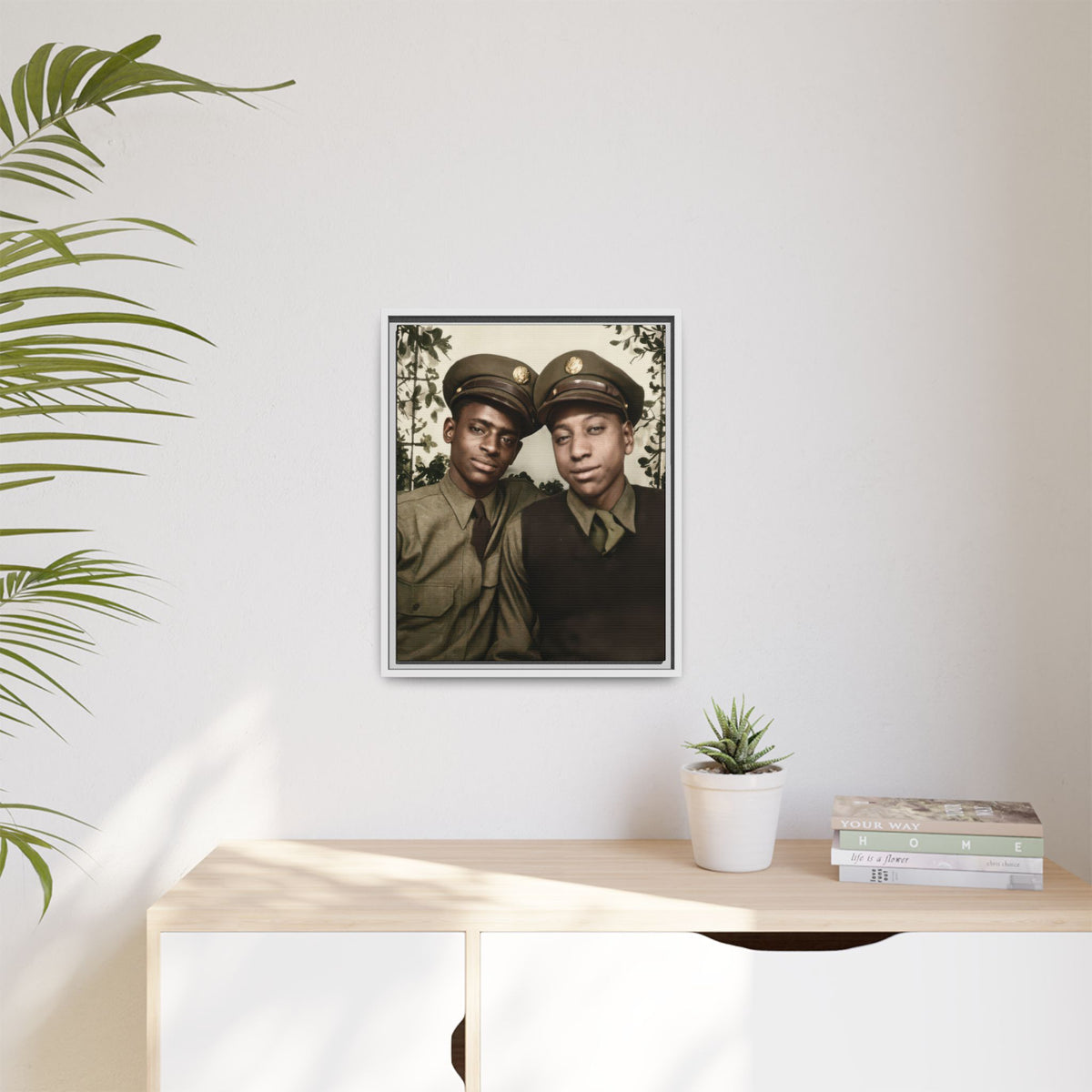 paire 152 | Framed Vintage Photo - Matte Canvas