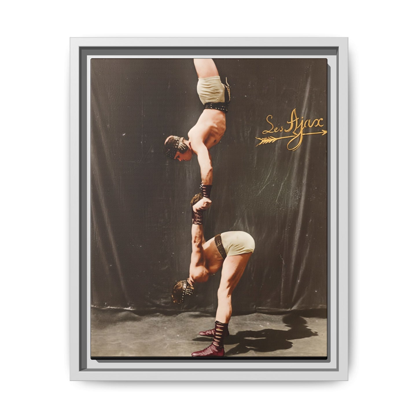 athlétisme 014 | Framed Vintage Photo - Matte Canvas