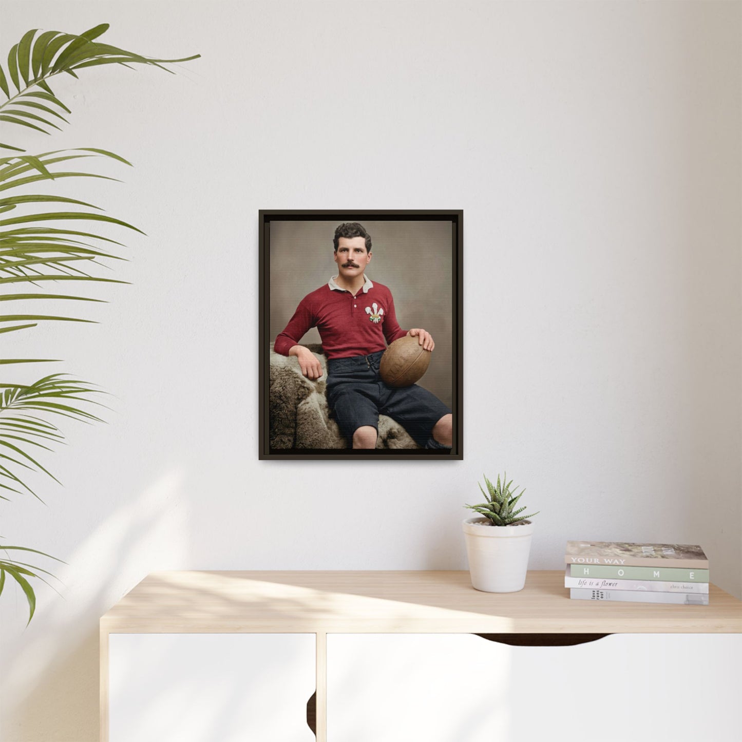 athlétisme 022 | Framed Vintage Photo - Matte Canvas