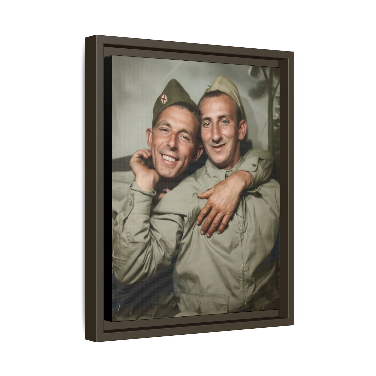 paire 032 | Framed Vintage Photo - Matte Canvas