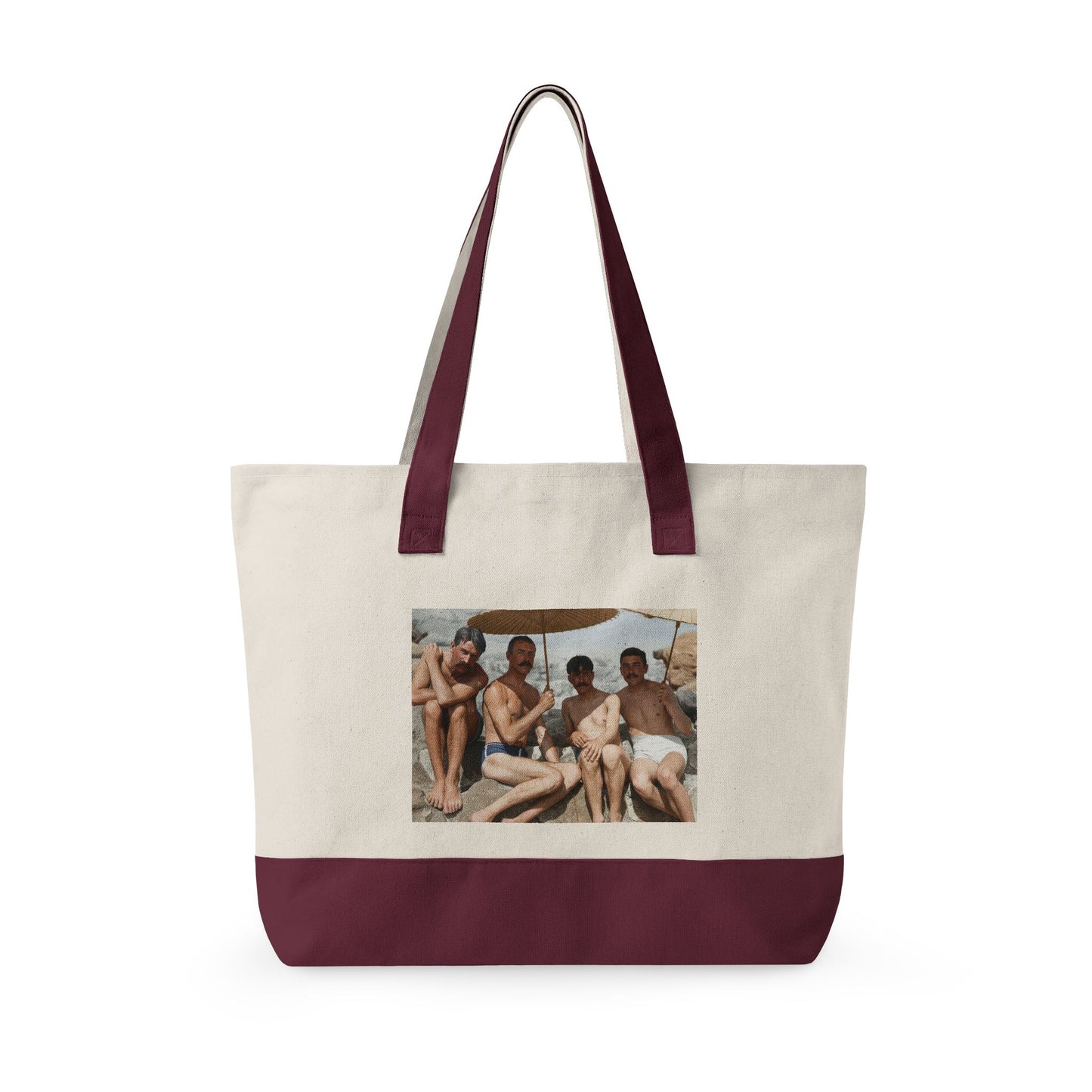 Beach Day Zippered Canvas Tote | Nager 030