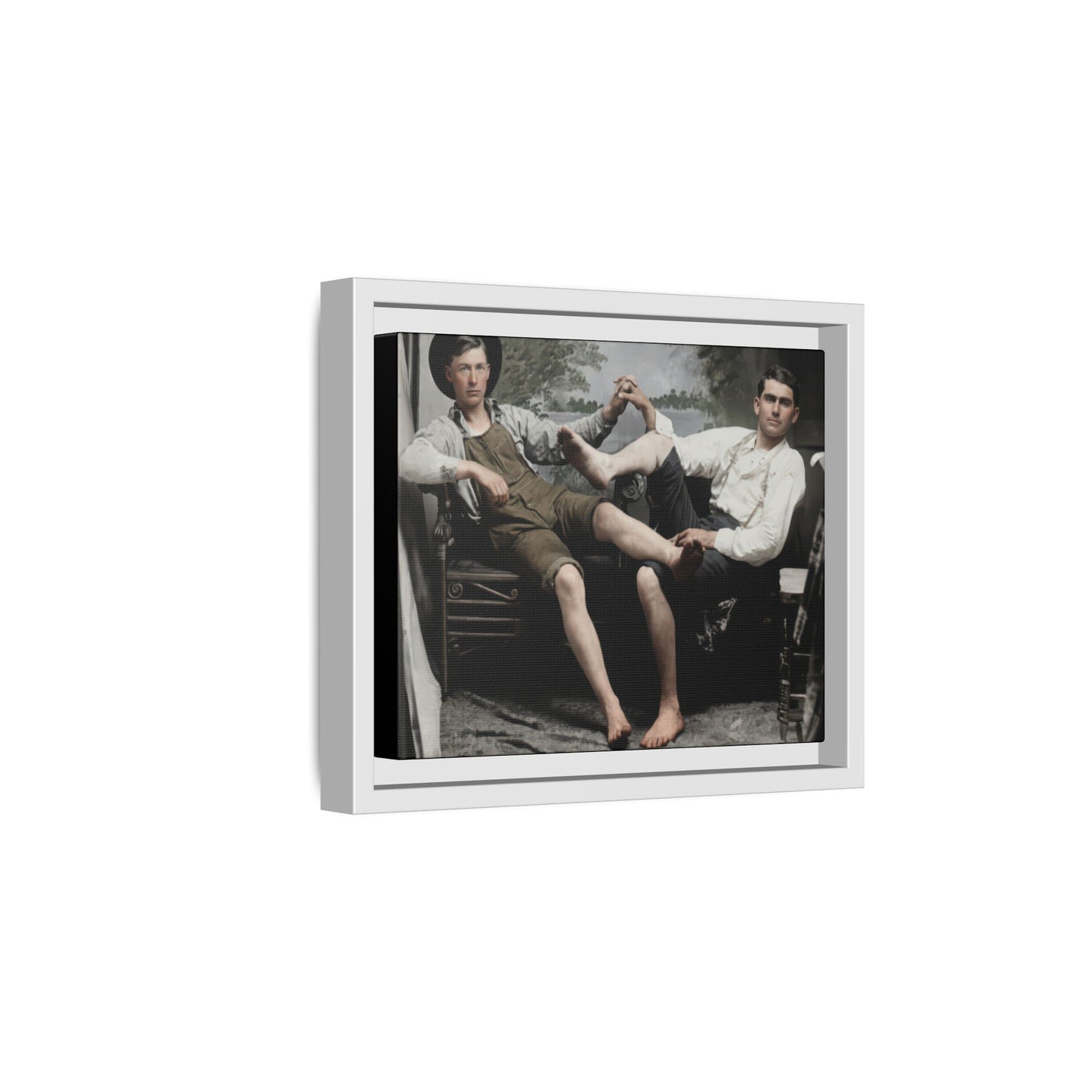 paire 118 | Framed Vintage Photo - Matte Canvas