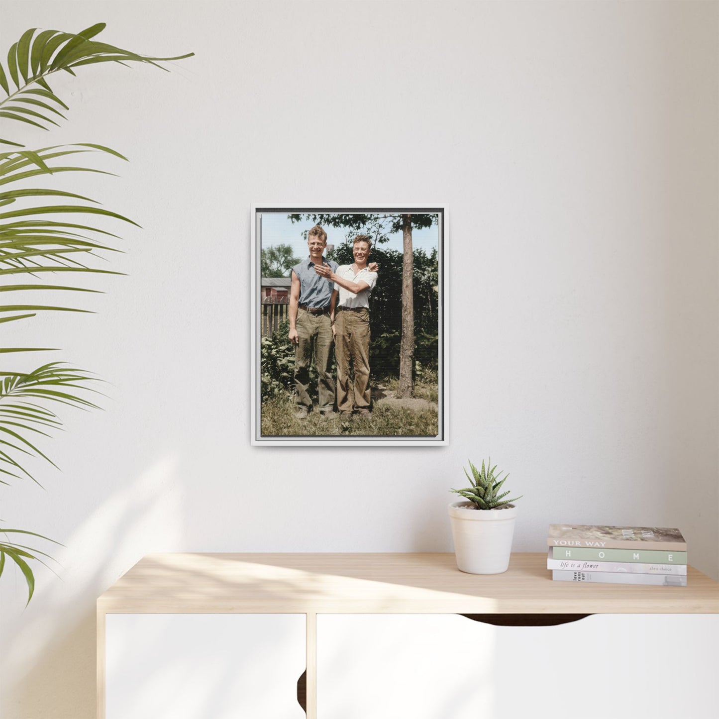 paire 052 | Framed Vintage Photo - Matte Canvas
