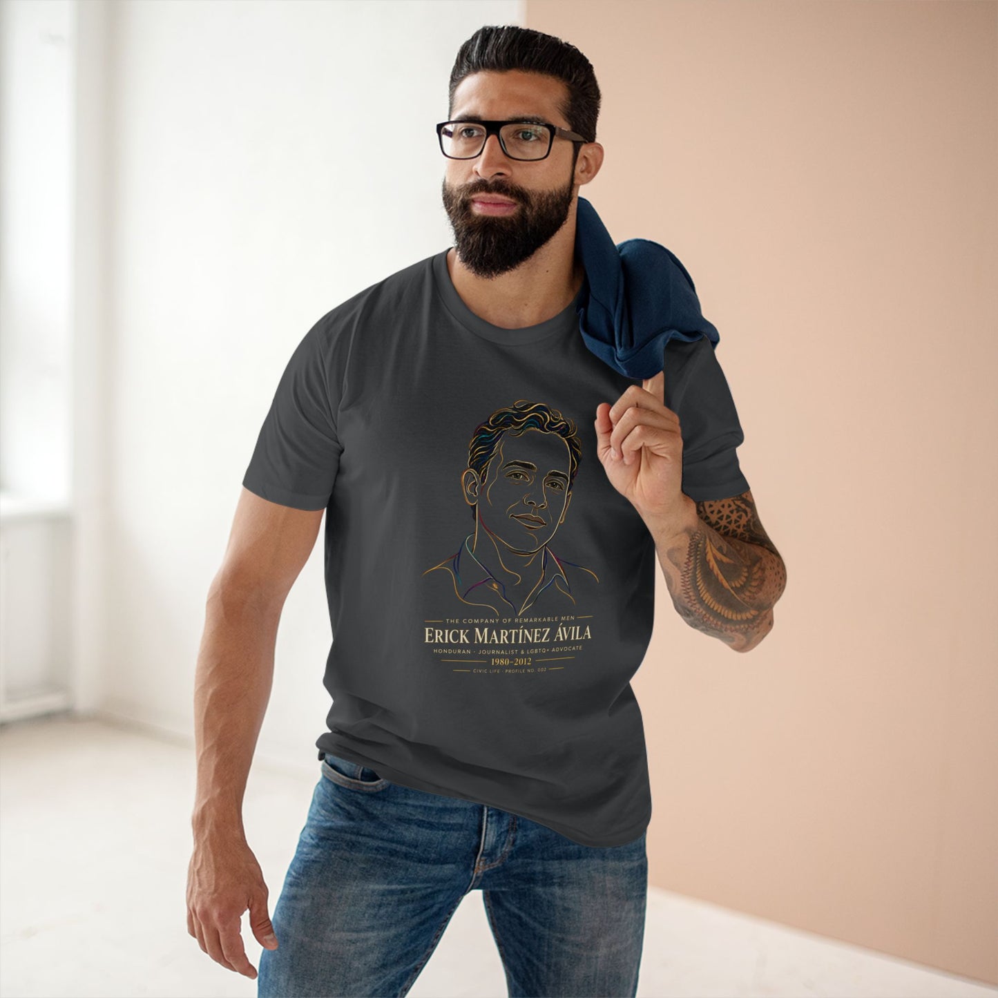 The Company of Remarkable Men No. 002 — Erick Martinez | LGBTQ+ History T-Shirt