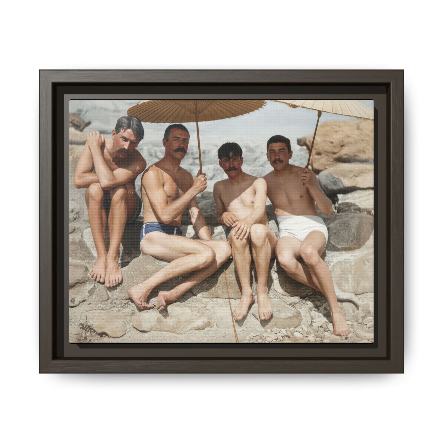 nager 030 | Framed Vintage Photo - Matte Canvas