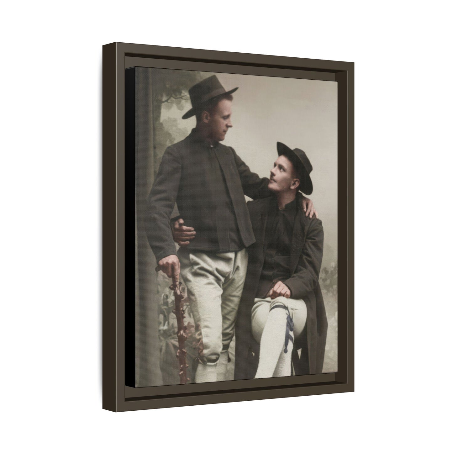 paire 092 | Framed Vintage Photo - Matte Canvas