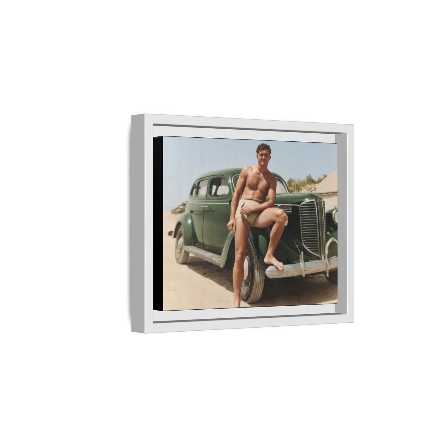 nager 022 | Framed Vintage Photo - Matte Canvas