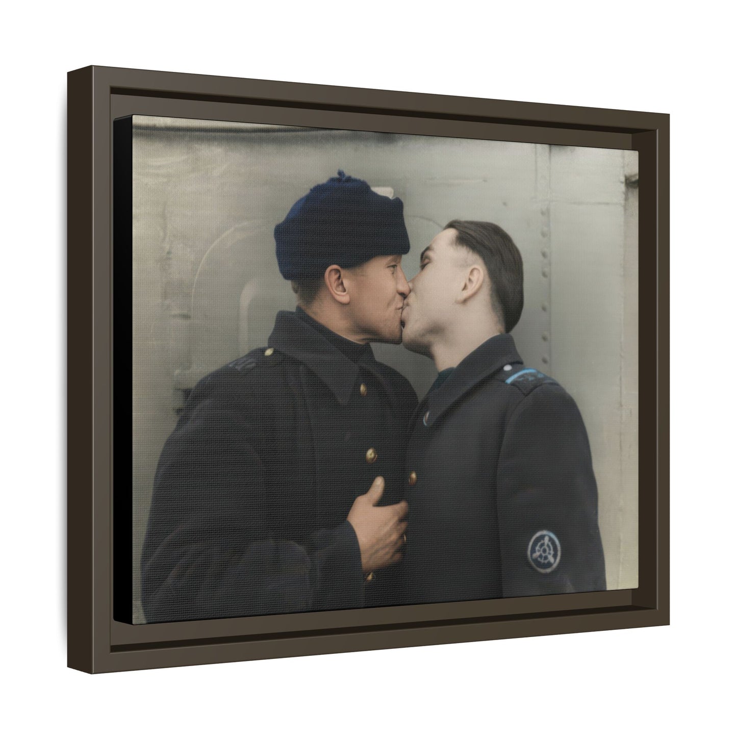 paire 004 | Framed Vintage Photo - Matte Canvas