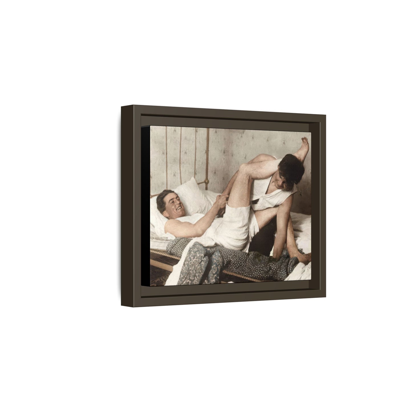 paire 016 | Framed Vintage Photo - Matte Canvas