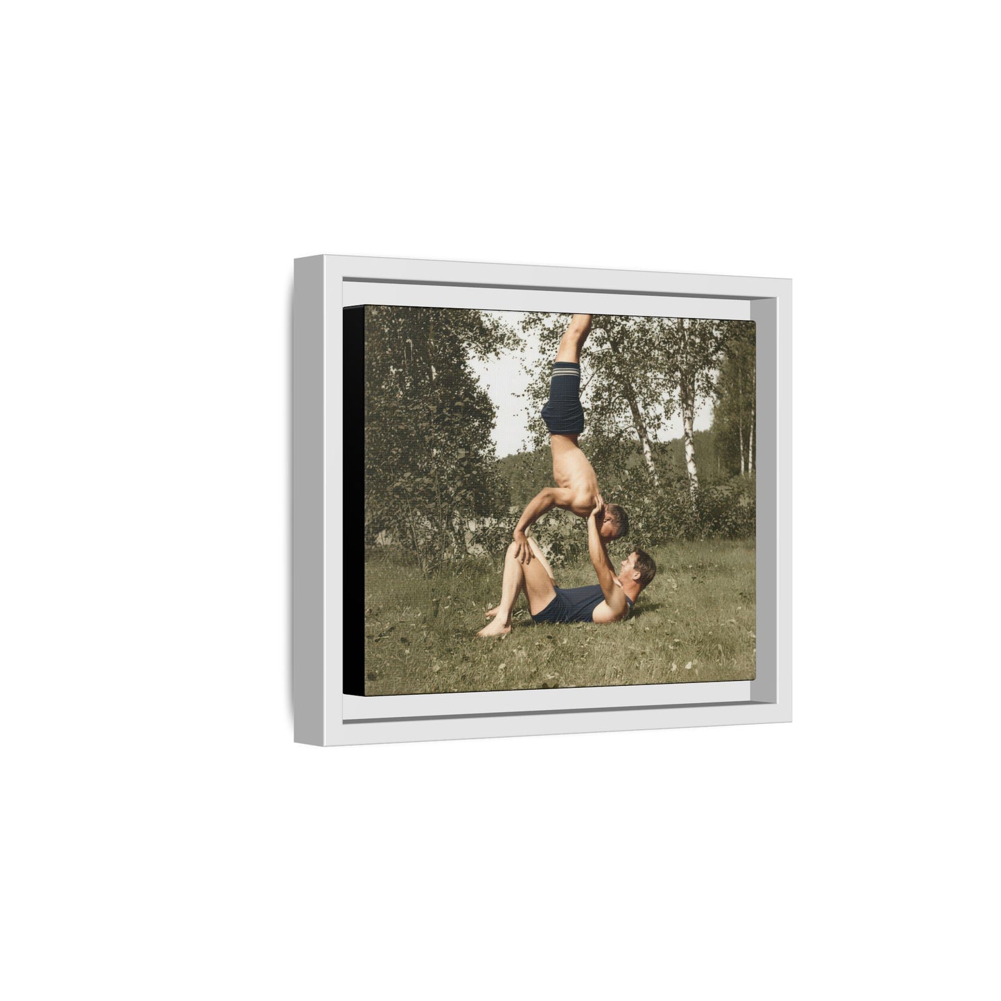 nager 017 | Framed Vintage Photo - Matte Canvas