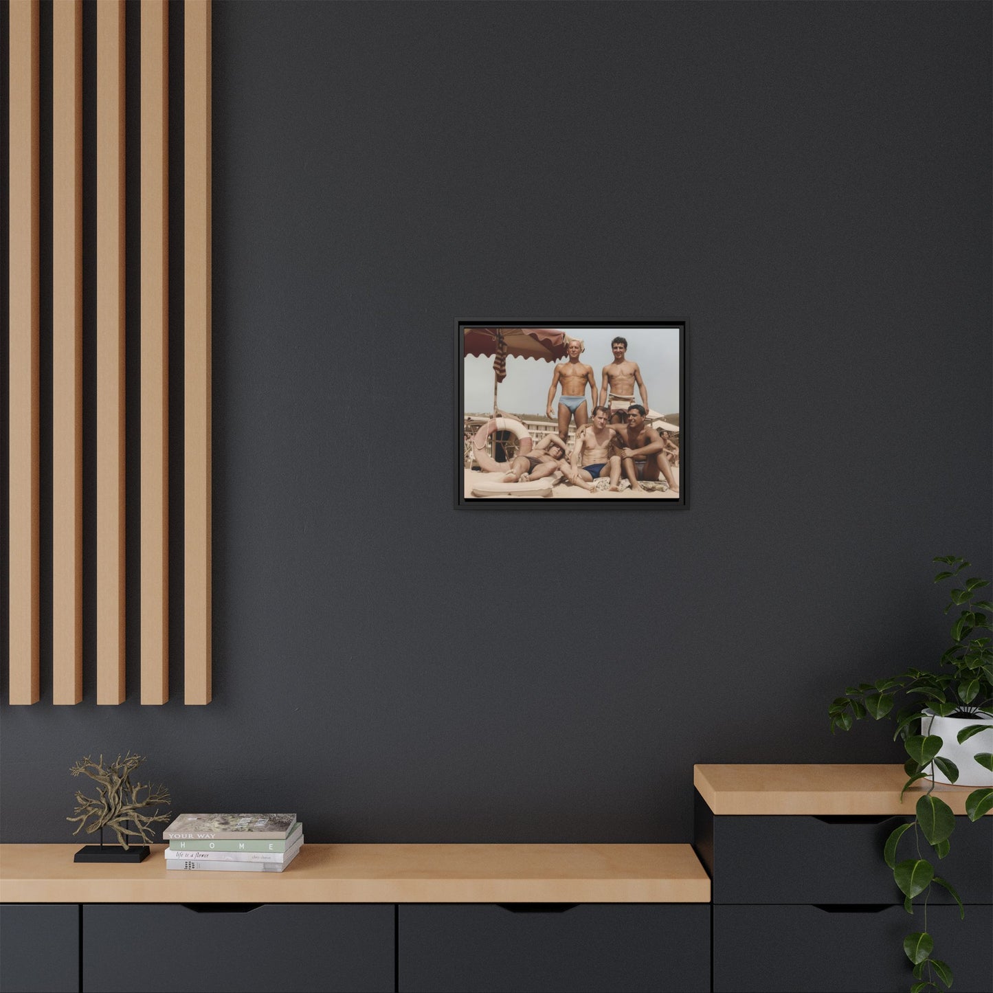 nager 033 | Framed Vintage Photo - Matte Canvas