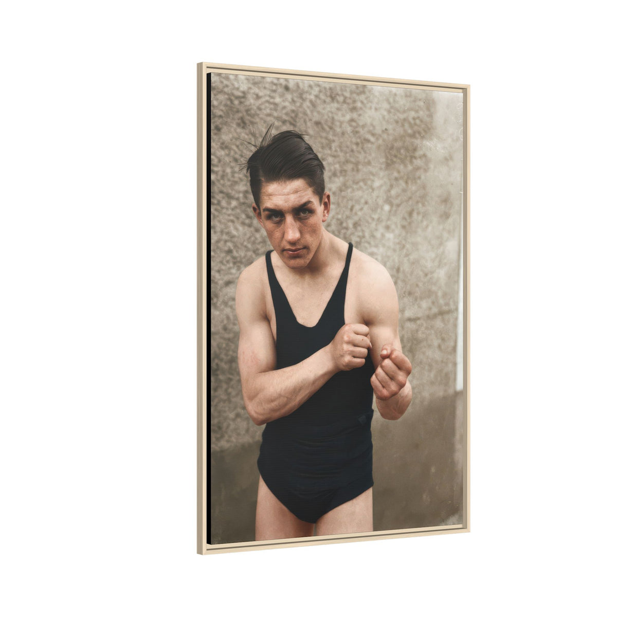 athlétisme 048 | Framed Vintage Photo - Matte Canvas