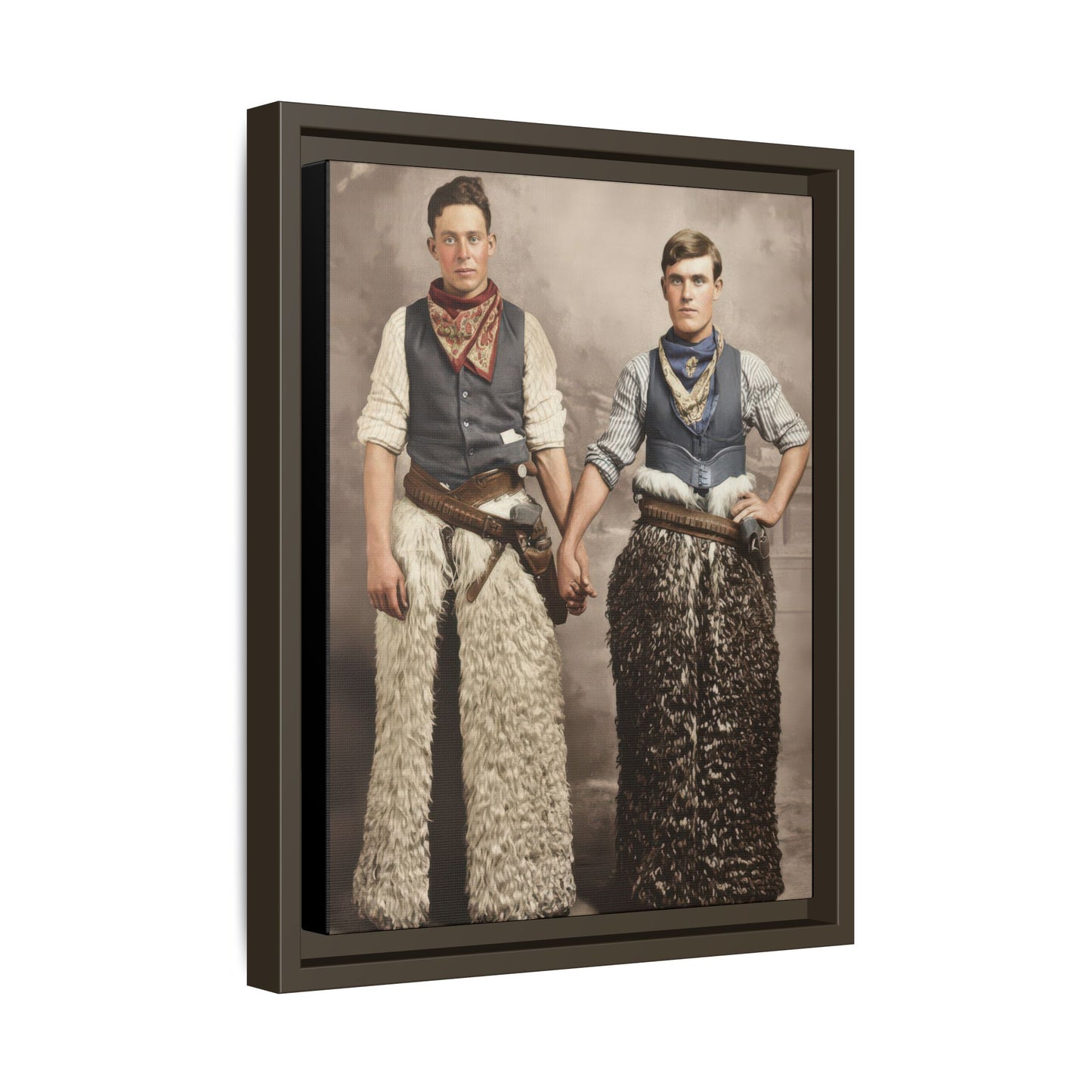 paire 126 | Framed Vintage Photo - Matte Canvas