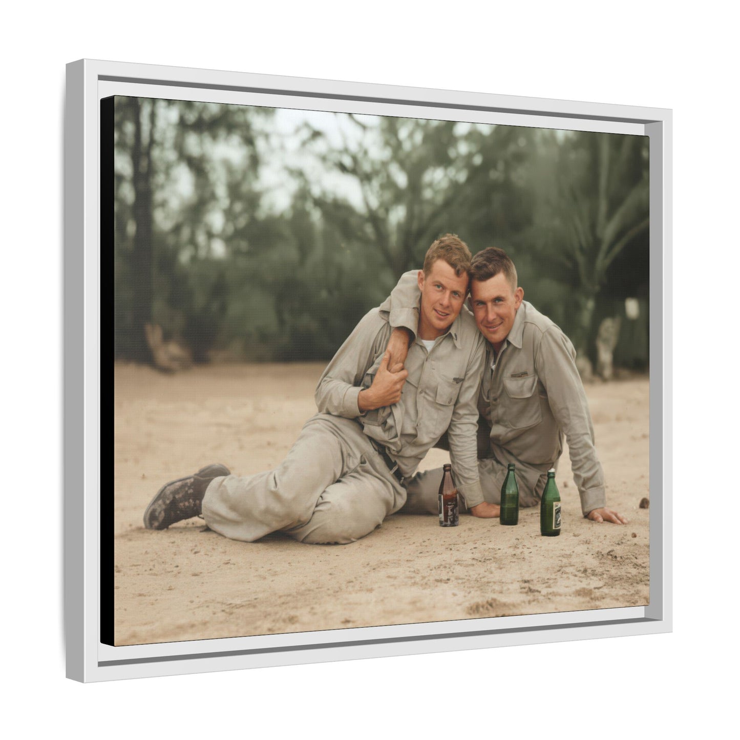 paire 138 | Framed Vintage Photo - Matte Canvas