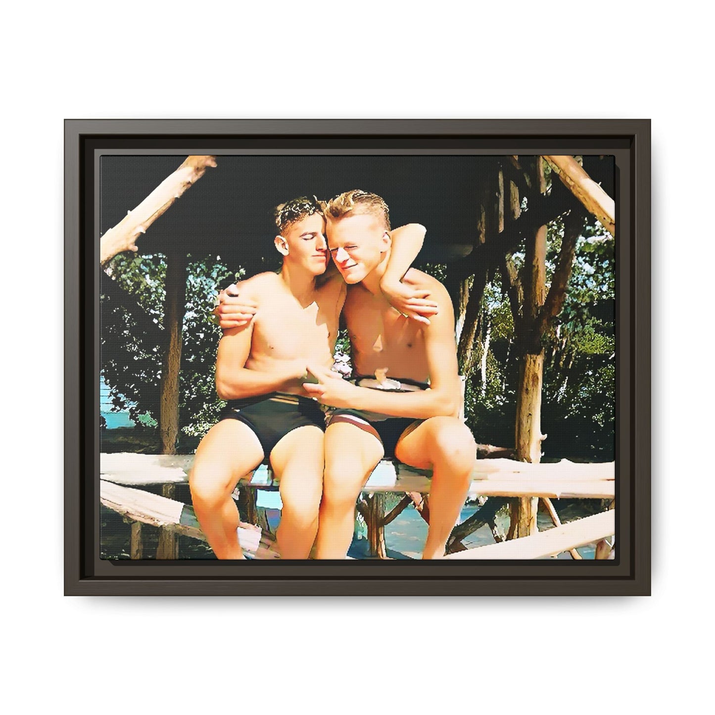 nager 011 | Framed Vintage Photo - Matte Canvas