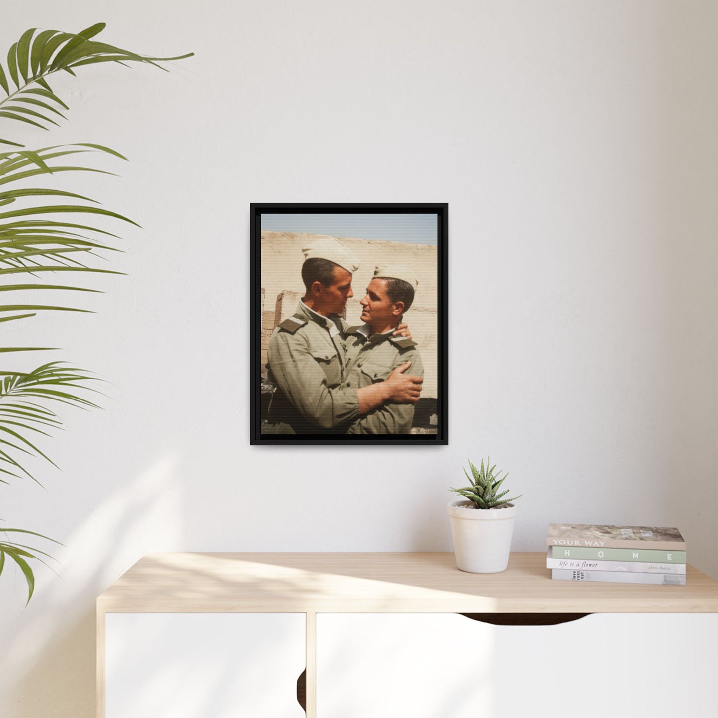 paire 133 | Framed Vintage Photo - Matte Canvas