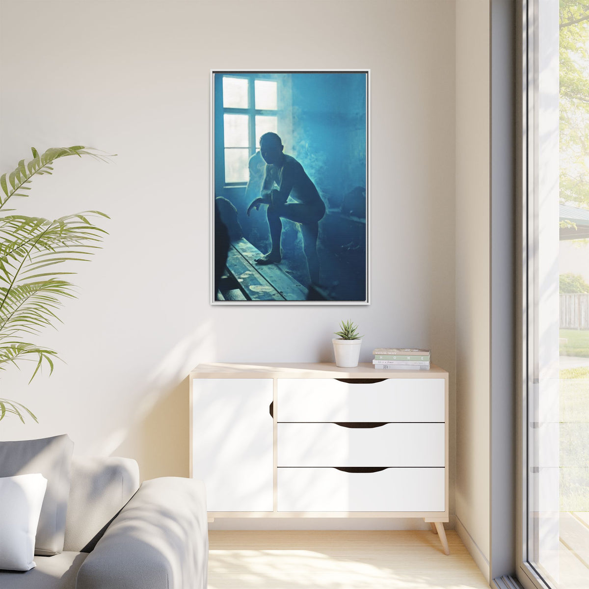 celibataire 044 | Framed Vintage Photo - Matte Canvas