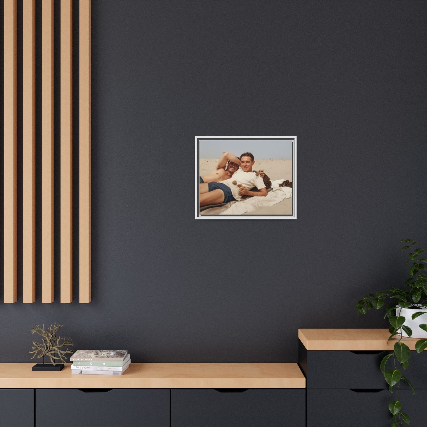nager 020 | Framed Vintage Photo - Matte Canvas