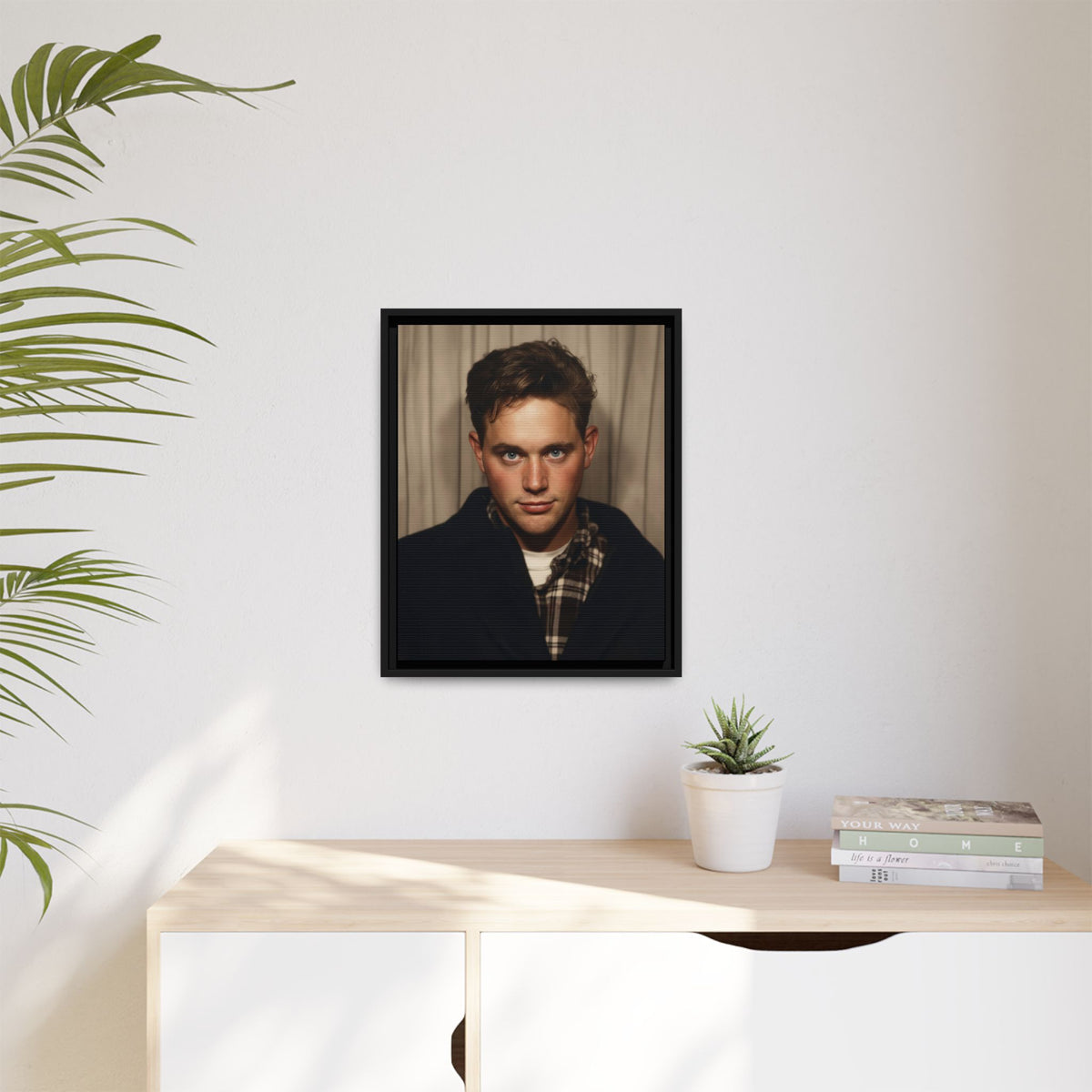 celibataire 001 | Framed Vintage Photo - Matte Canvas