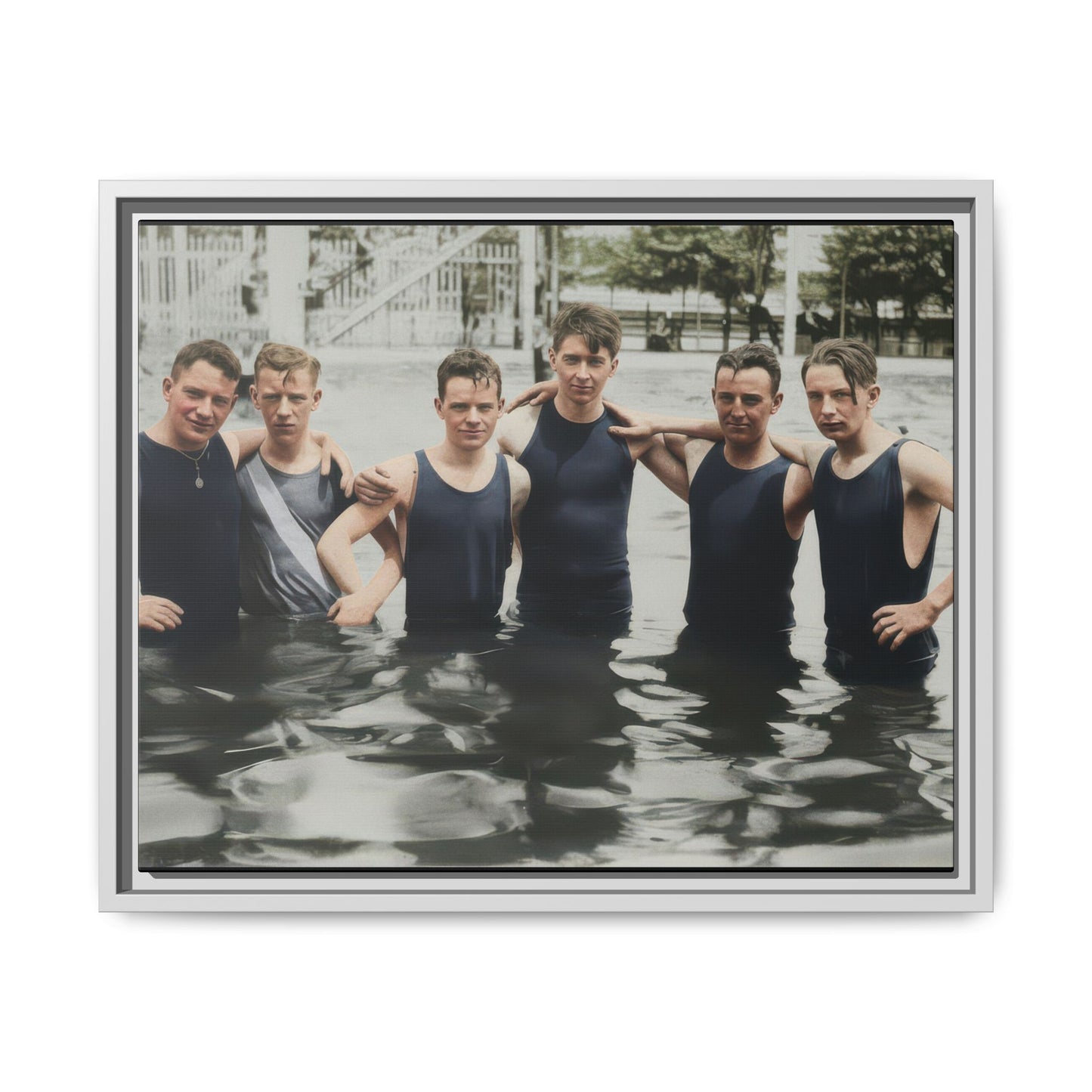 nager 042 | Framed Vintage Photo - Matte Canvas
