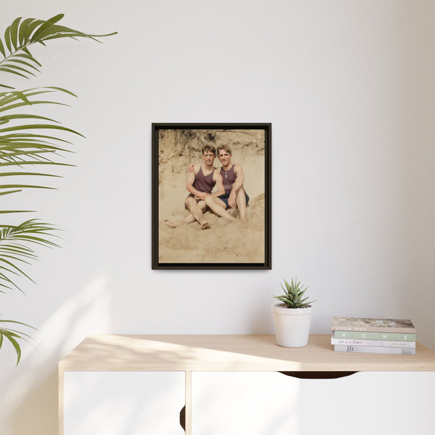 nager 002 | Framed Vintage Photo - Matte Canvas