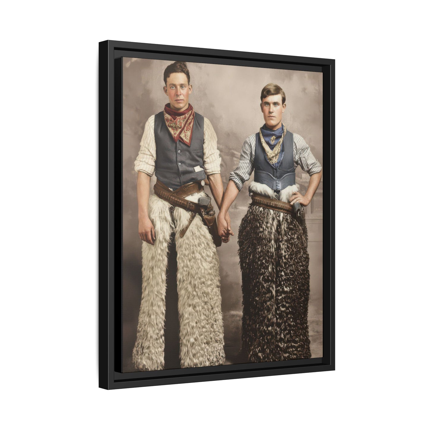 paire 126 | Framed Vintage Photo - Matte Canvas