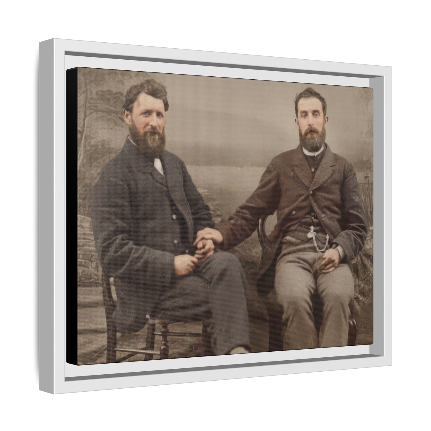 paire 110 | Framed Vintage Photo - Matte Canvas