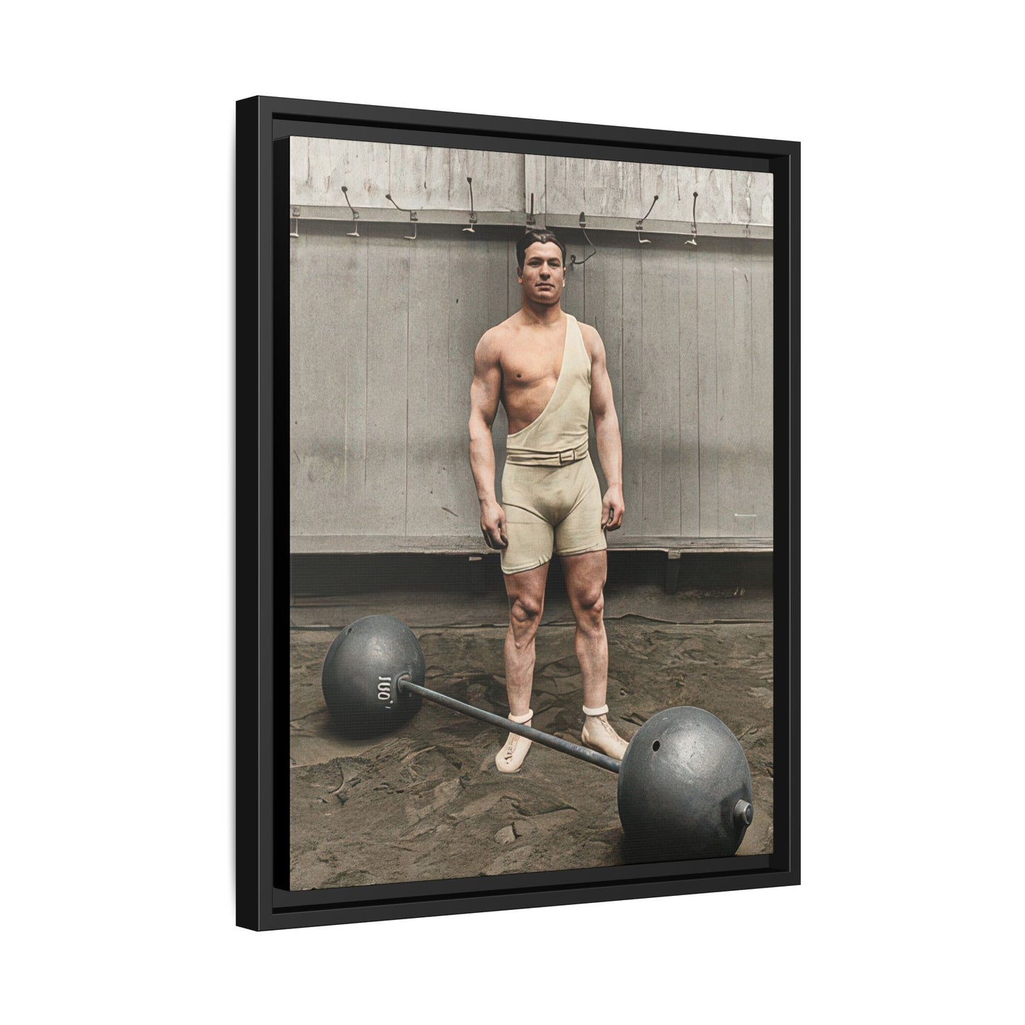 athlétisme 050 | Framed Vintage Photo - Matte Canvas