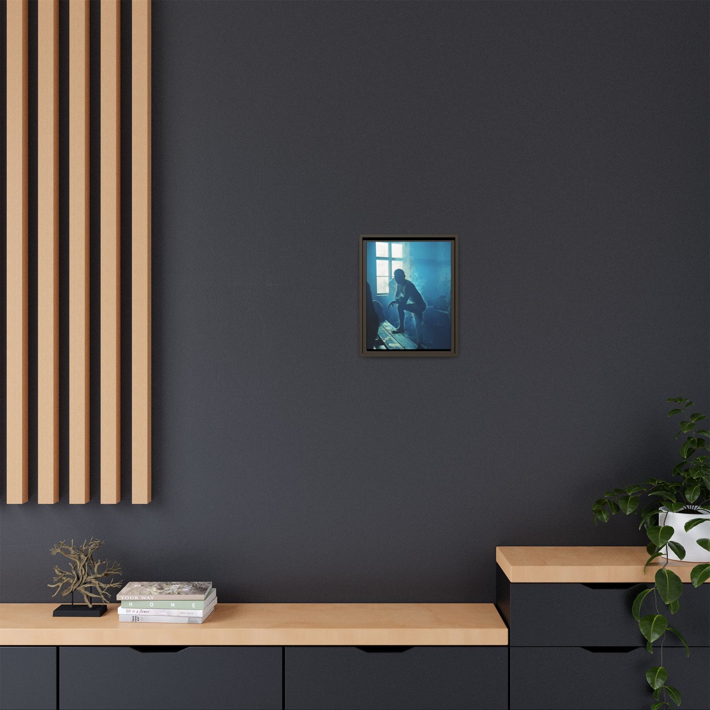 celibataire 044 | Framed Vintage Photo - Matte Canvas