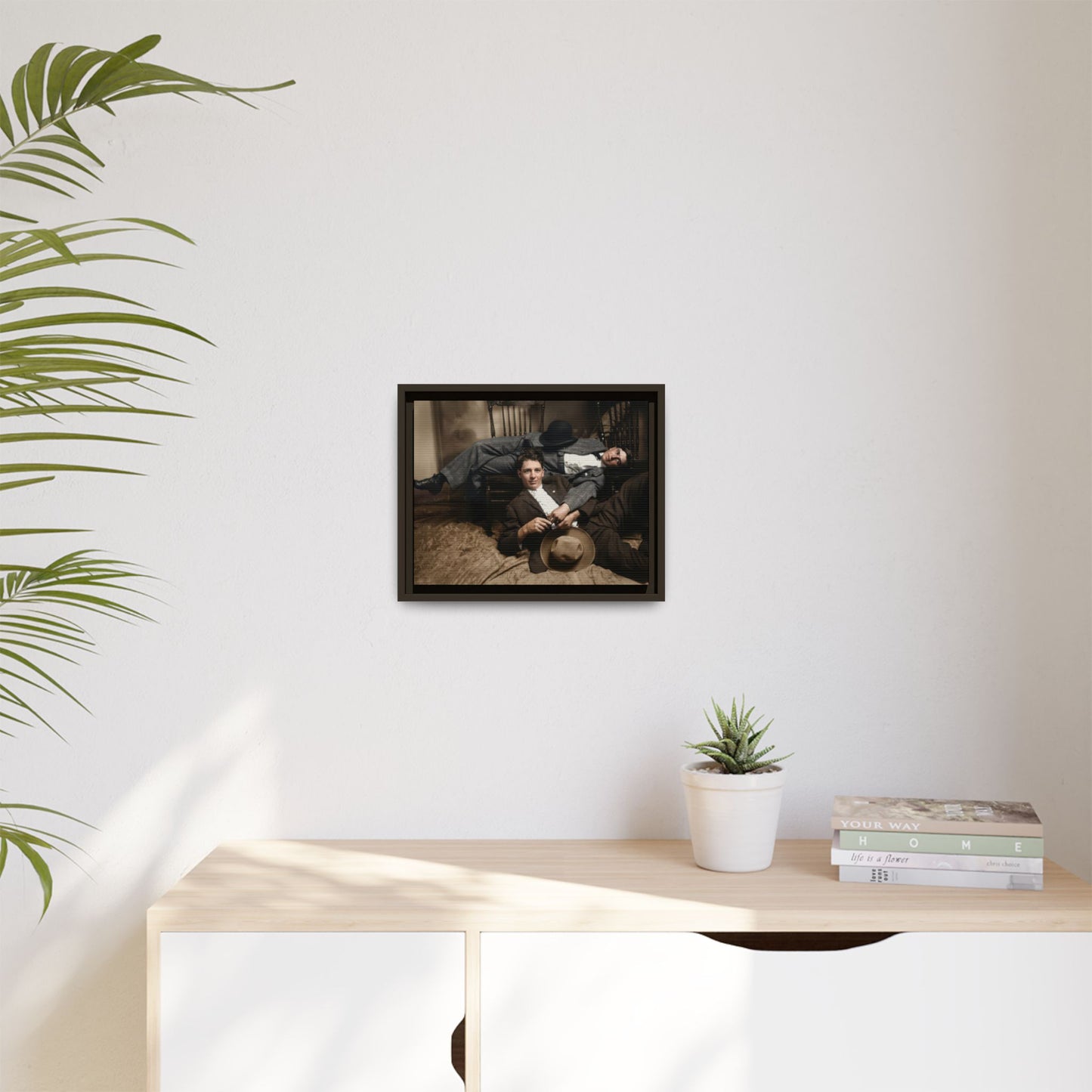 paire 020 | Framed Vintage Photo - Matte Canvas