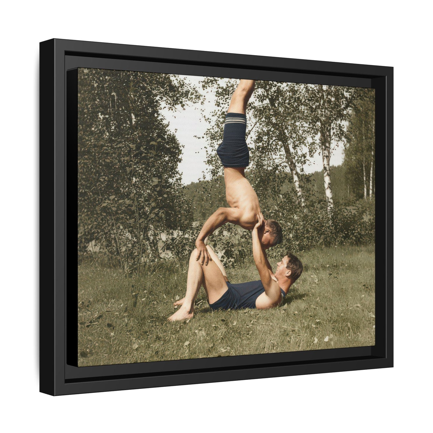 nager 017 | Framed Vintage Photo - Matte Canvas
