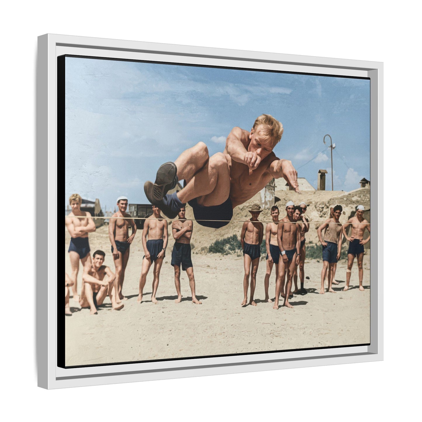 nager 039 | Framed Vintage Photo - Matte Canvas