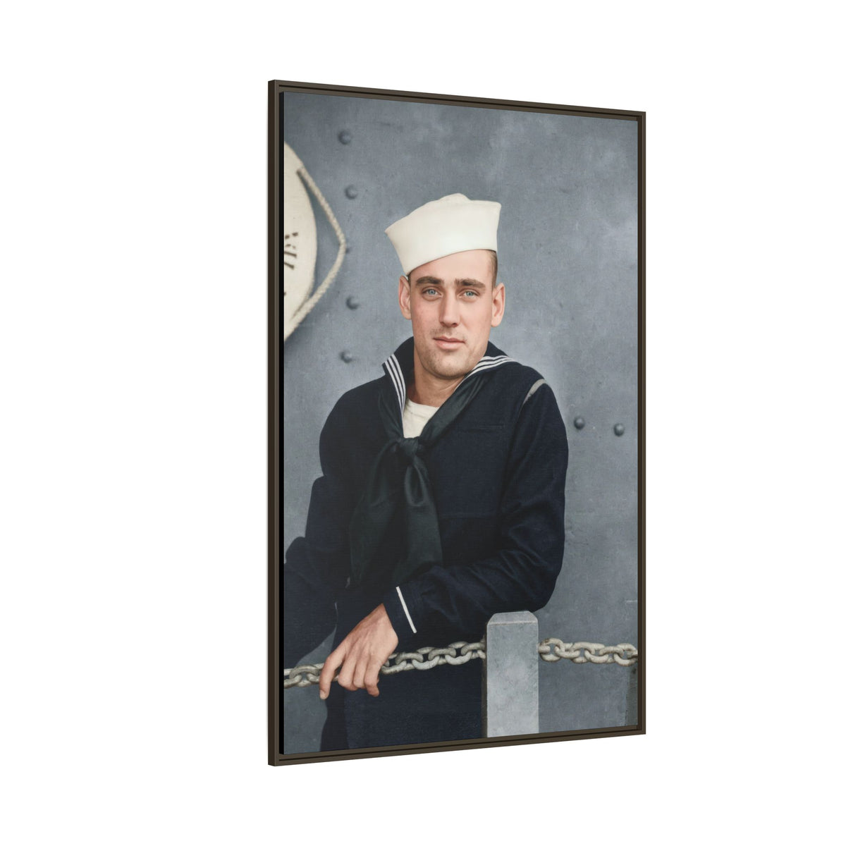 celibataire 023 | Framed Vintage Photo - Matte Canvas