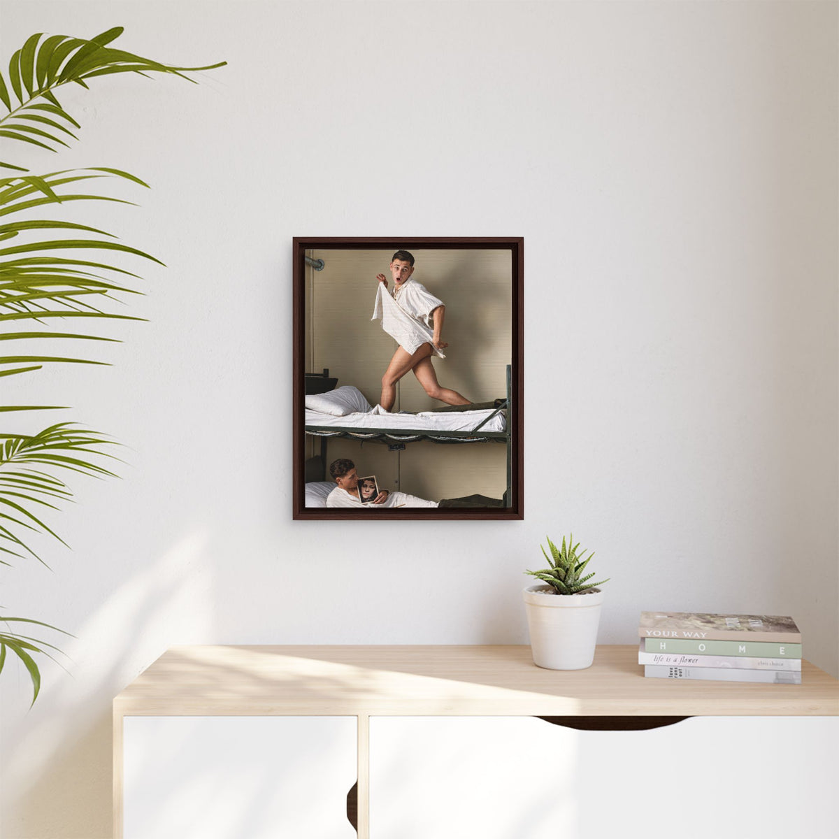 paire 168 | Framed Vintage Photo - Matte Canvas
