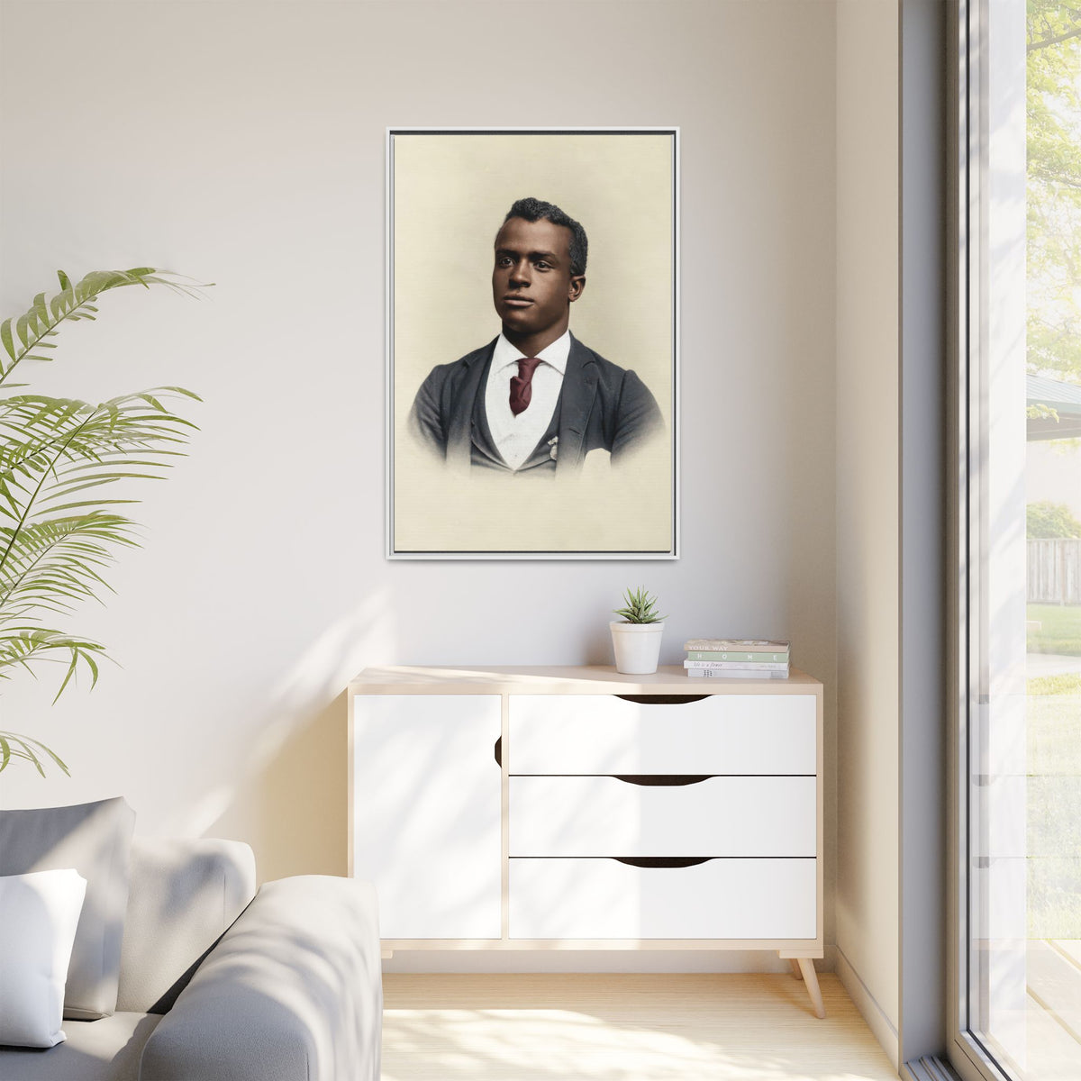 celibataire 027 | Framed Vintage Photo - Matte Canvas