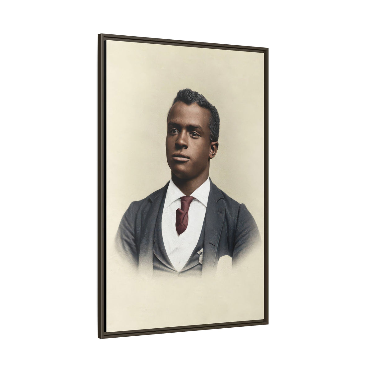 celibataire 027 | Framed Vintage Photo - Matte Canvas