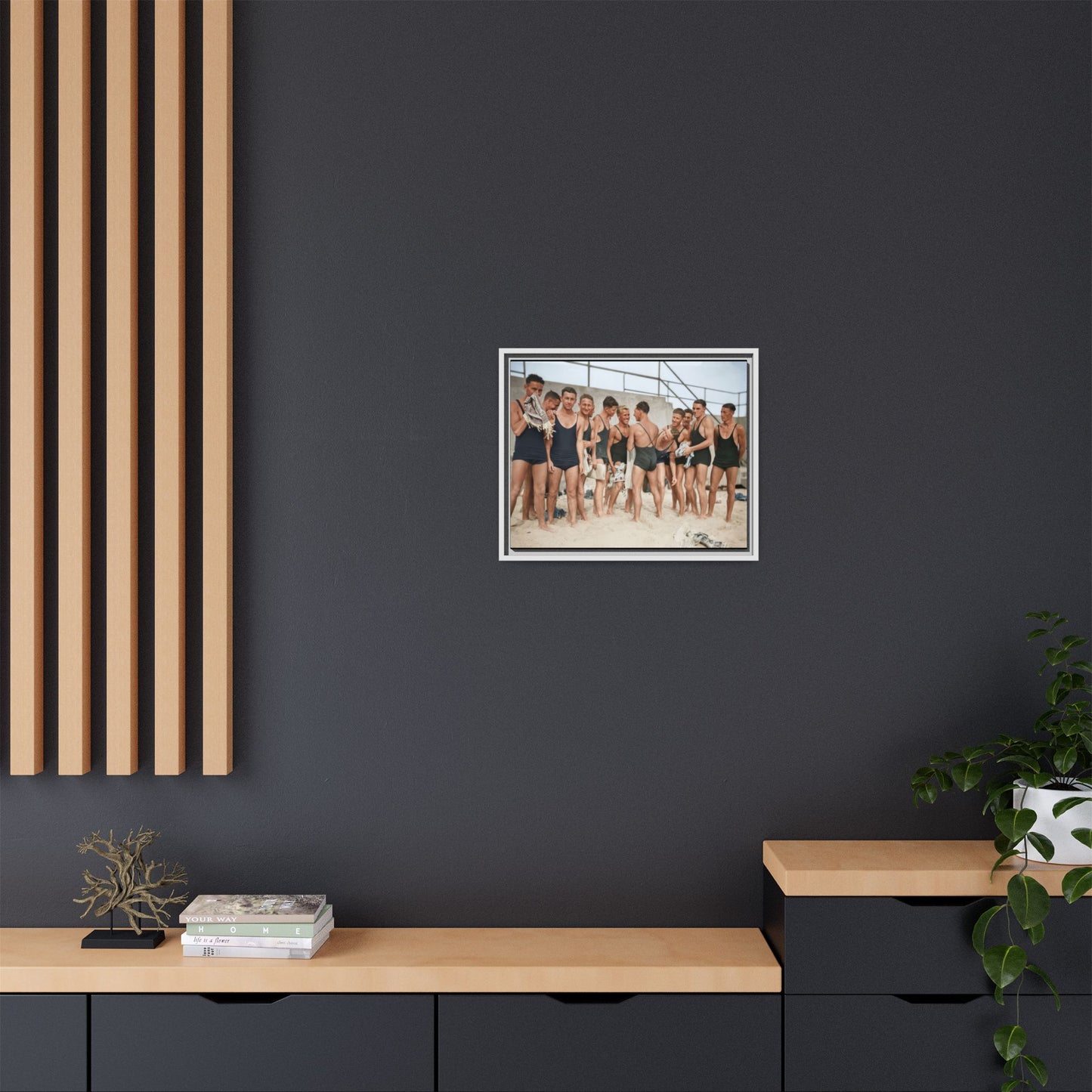nager 007 | Framed Vintage Photo - Matte Canvas