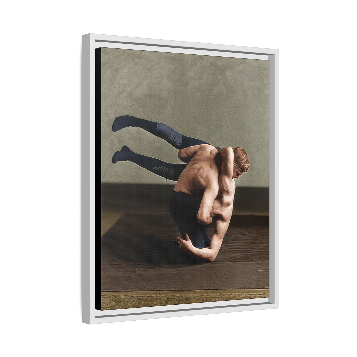 athlétisme 026 | Framed Vintage Photo - Matte Canvas