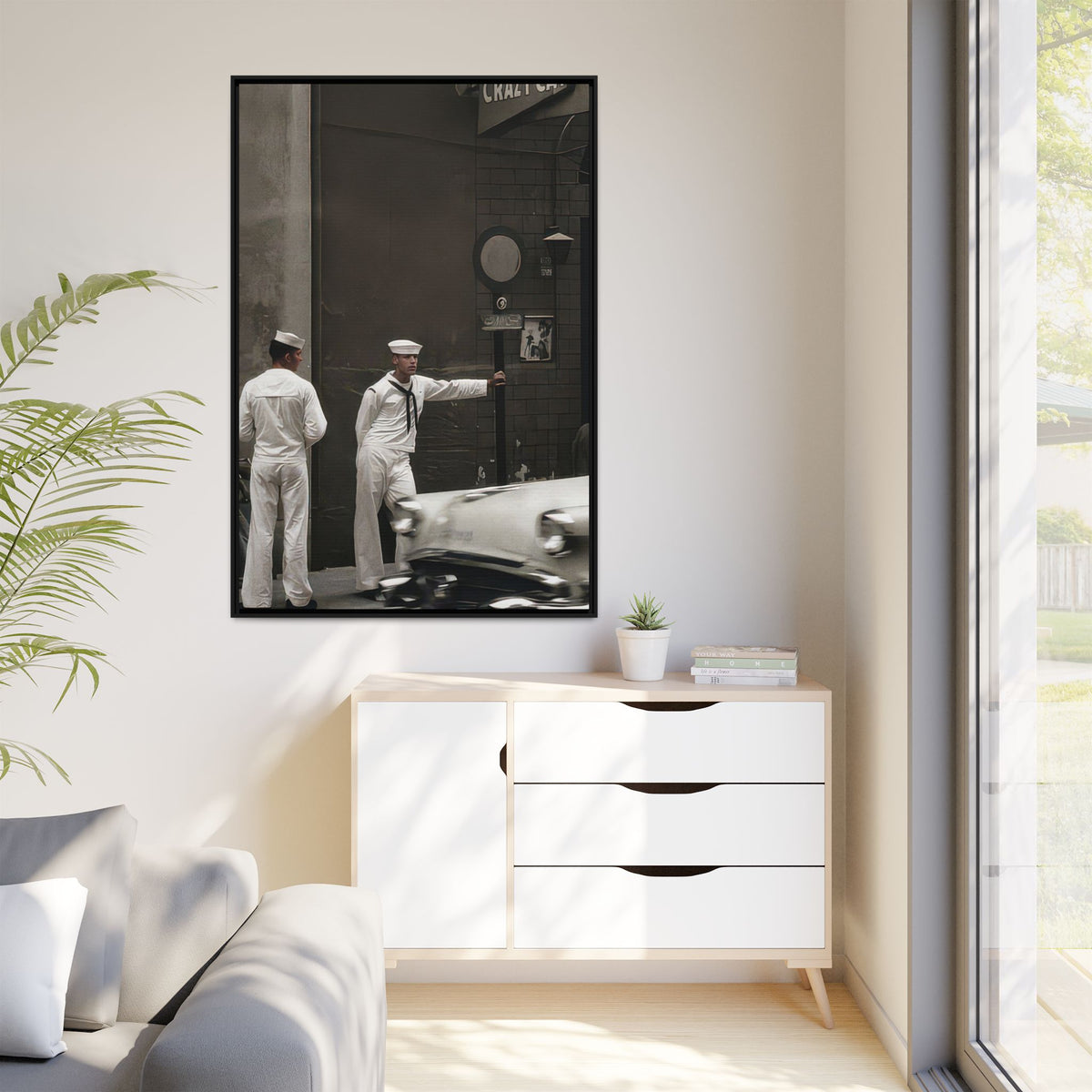 paire 151 | Framed Vintage Photo - Matte Canvas