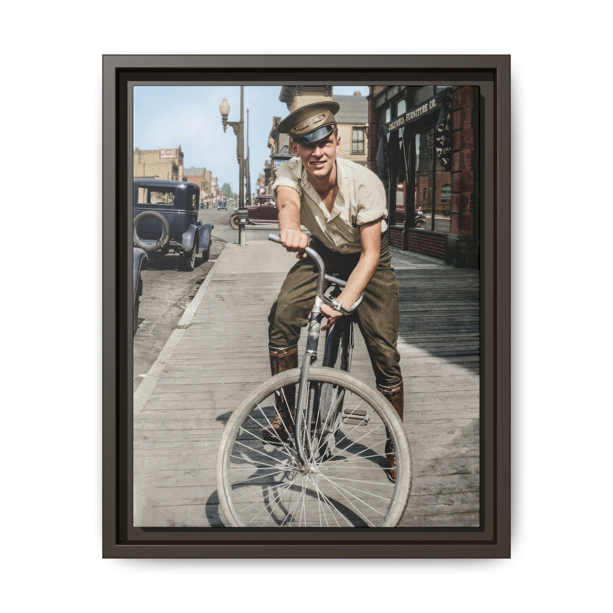 celibataire 007 | Framed Vintage Photo - Matte Canvas
