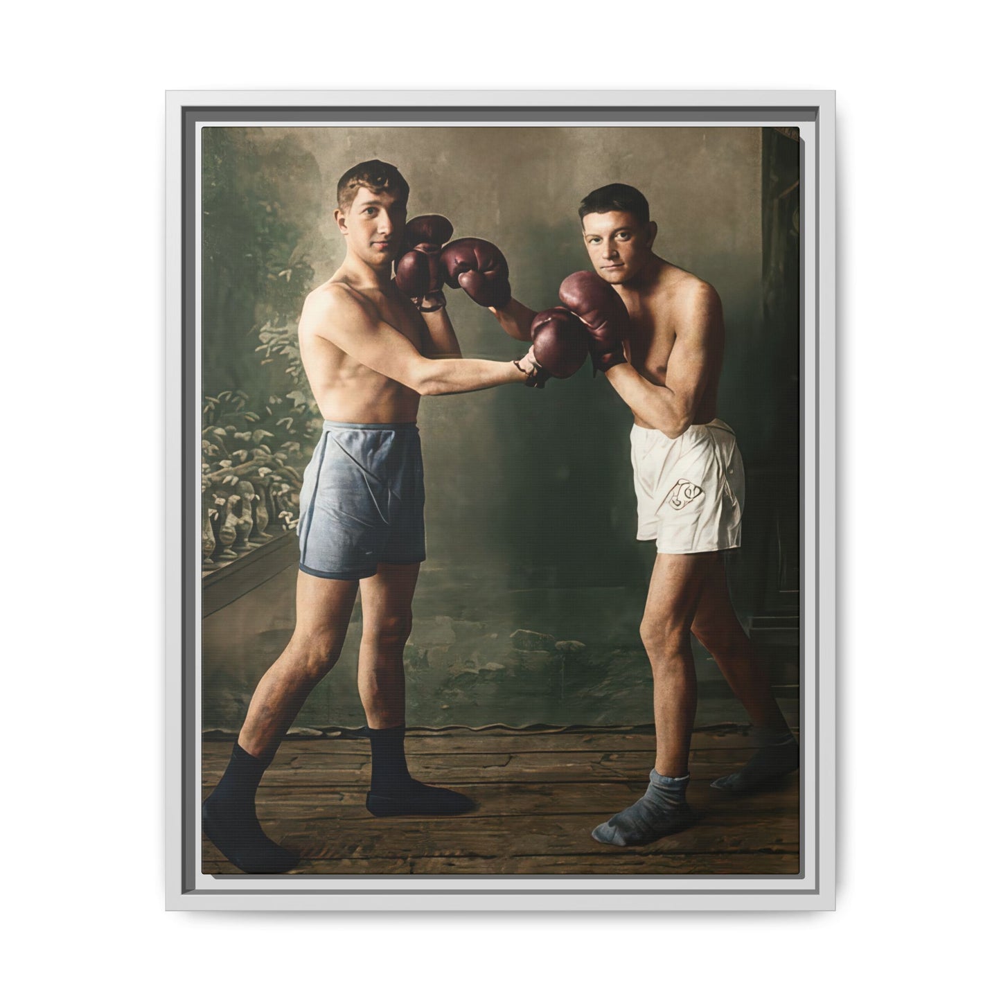 athlétisme 003 | Framed Vintage Photo - Matte Canvas
