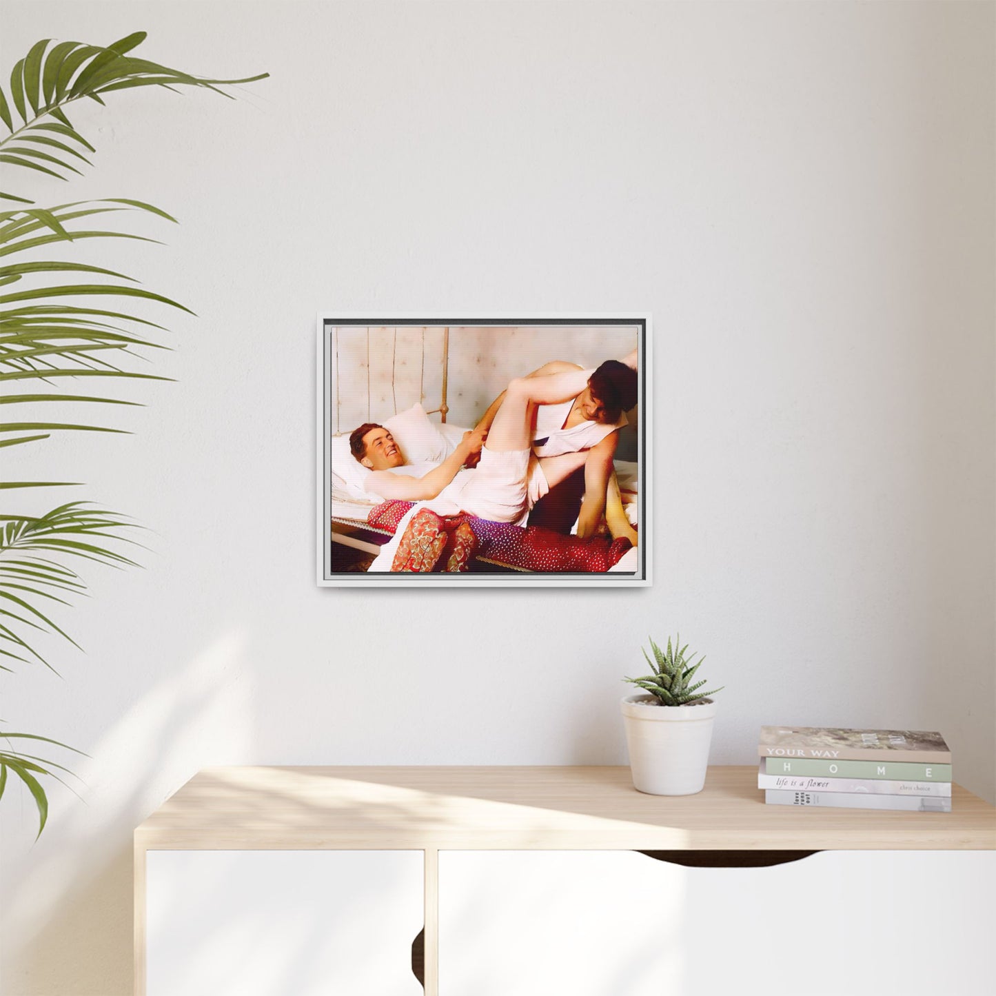 paire 016 | Framed Vintage Photo - Matte Canvas