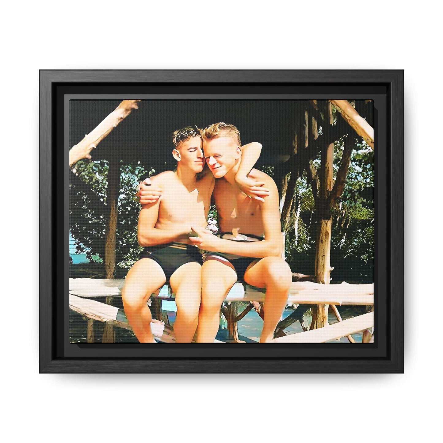 nager 011 | Framed Vintage Photo - Matte Canvas