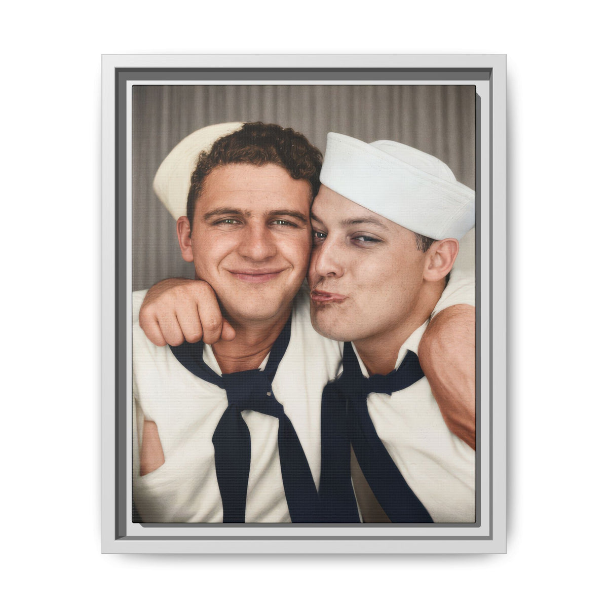 paire 159 | Framed Vintage Photo - Matte Canvas