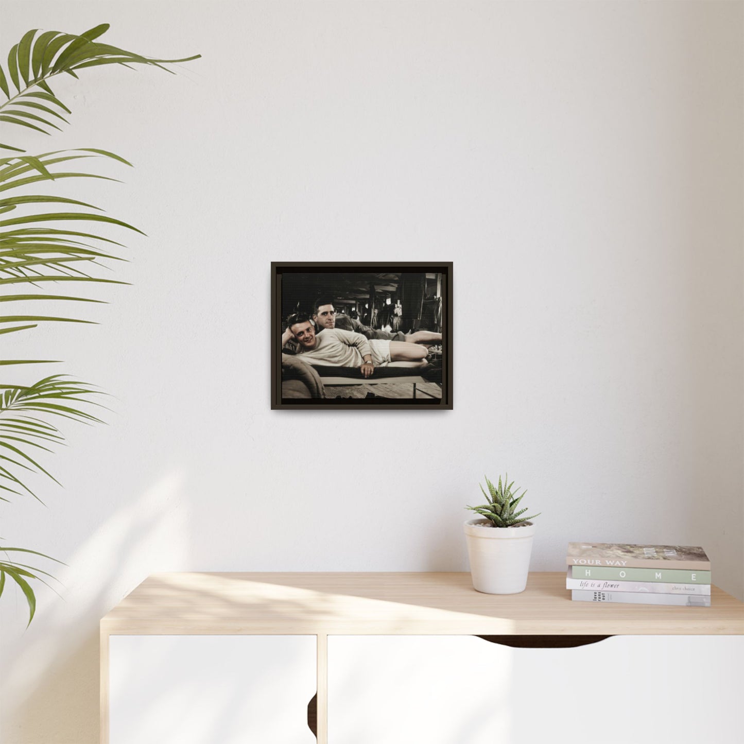 paire 060 | Framed Vintage Photo - Matte Canvas